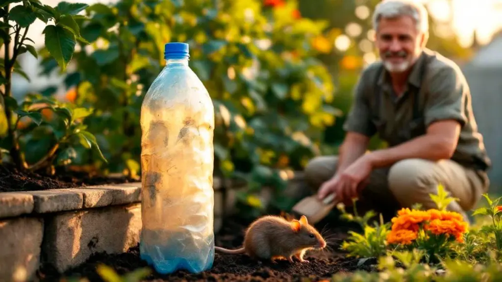 Plastová láhev na zahradě: Překvapivá zbraň proti krysám, která skutečně funguje