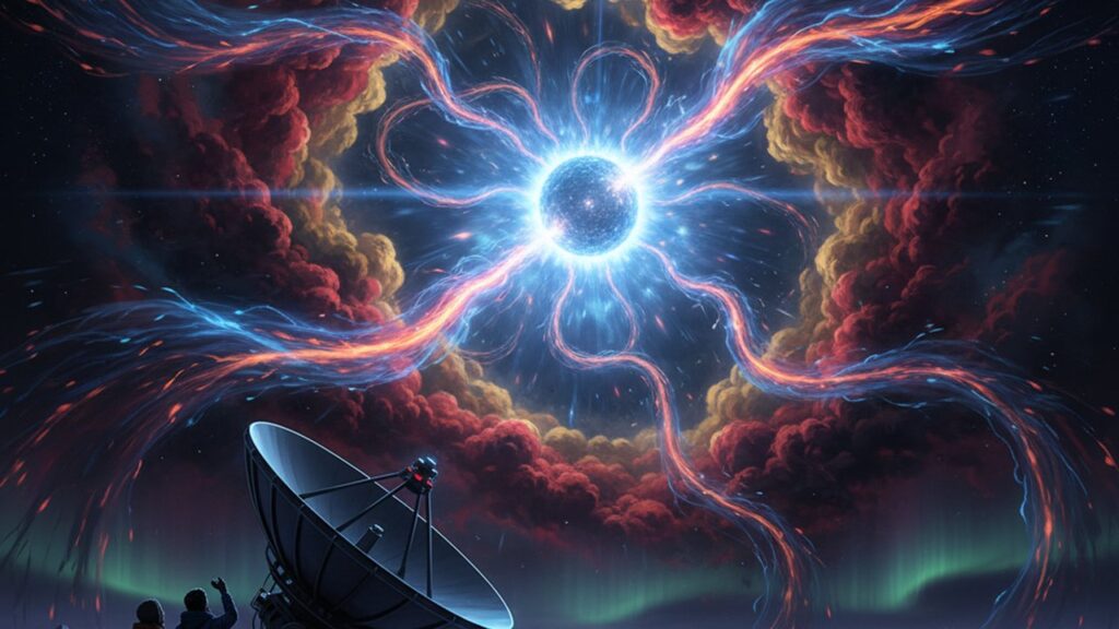 Astronomové poprvé sledují „naživo“ zrod magnetaru