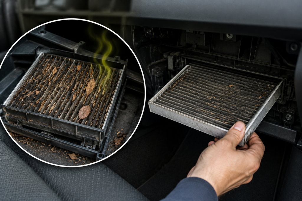 Tato součástka klimatizace může způsobovat nepříjemný zápach v autě