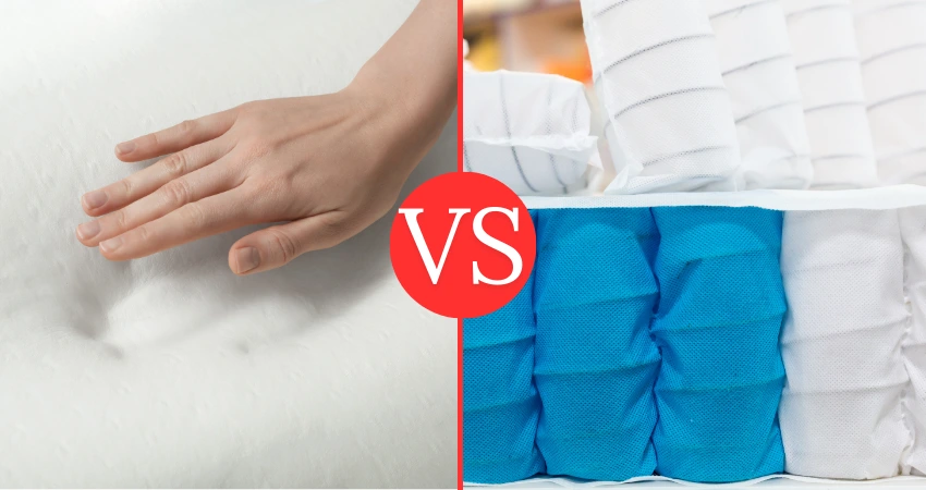 Paměťová pěna vs. pružiny: jak vybrat matraci, na které se opravdu vyspíte
